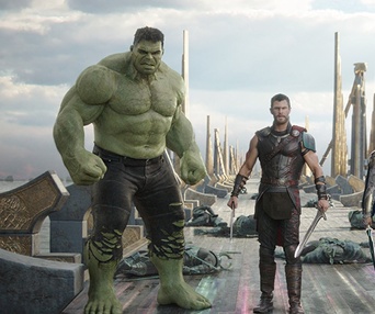 Une scène du film Thor: Ragnarok
