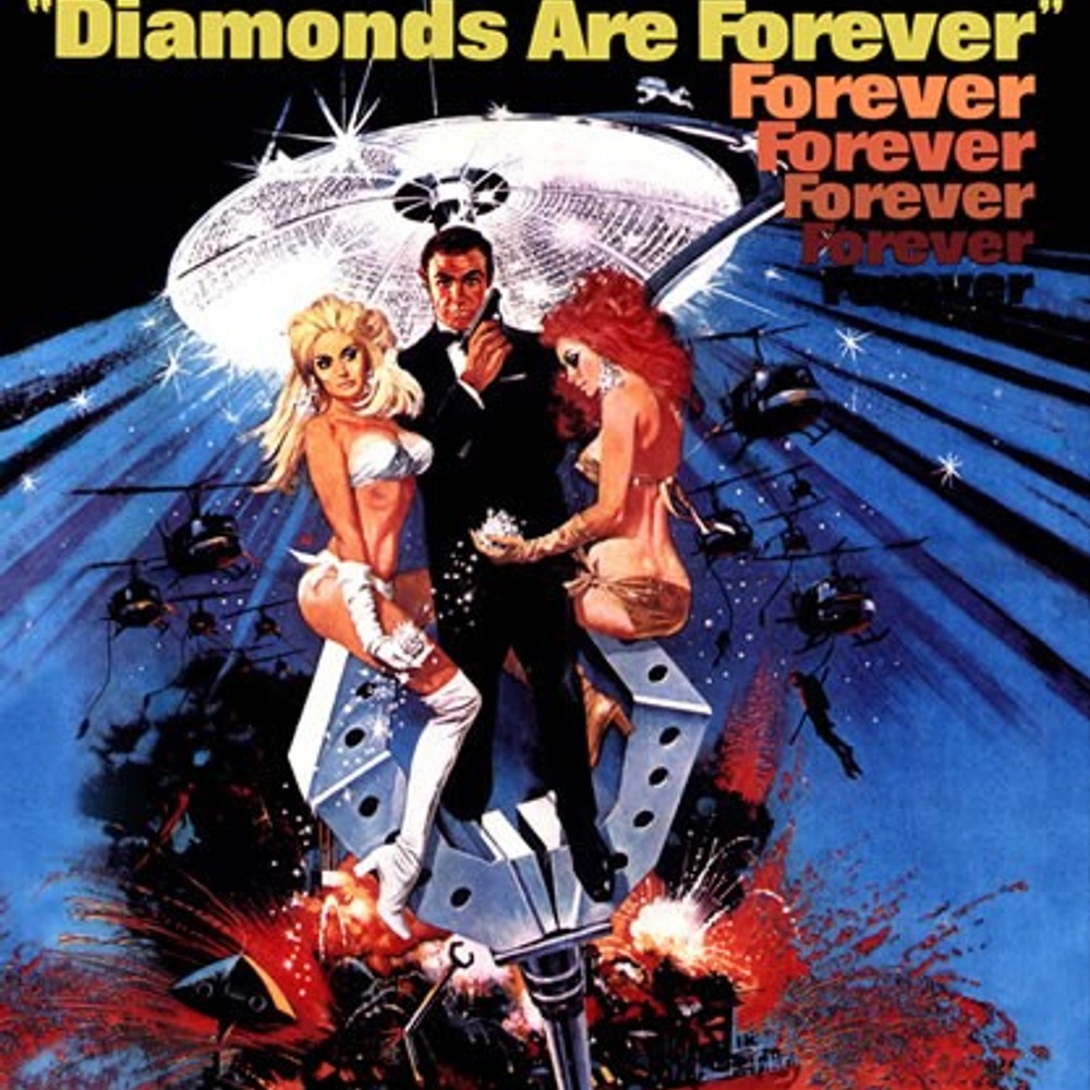 Affiche du film Diamonds Are Forever