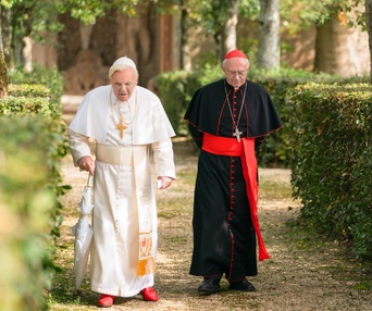Une scène du film The Two Popes