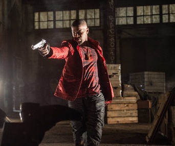 Une scène du film Baby Driver