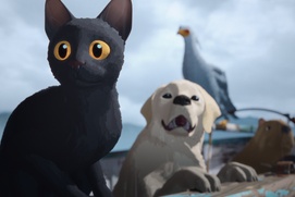 Image du film Flow, le chat qui n'avait plus peur de l'eau