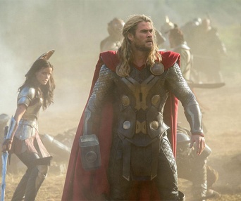 Une scène du film Thor: The Dark World
