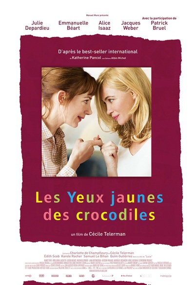 Affiche du film Les yeux jaunes des crocodiles