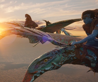 Une scène du film Avatar: The Way of Water
