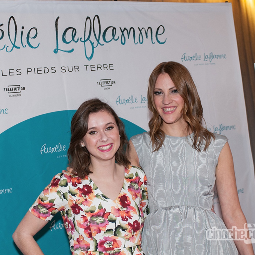 Sur le tapis rouge du film Aurélie Laflamme - Les pieds sur terre