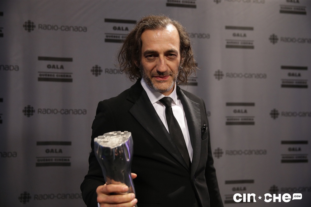 Dans la salle de presse du Gala Québec Cinéma 2019