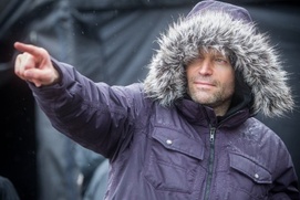 Sur le plateau du film World War Z