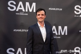 Sur le tapis rouge du film Sam