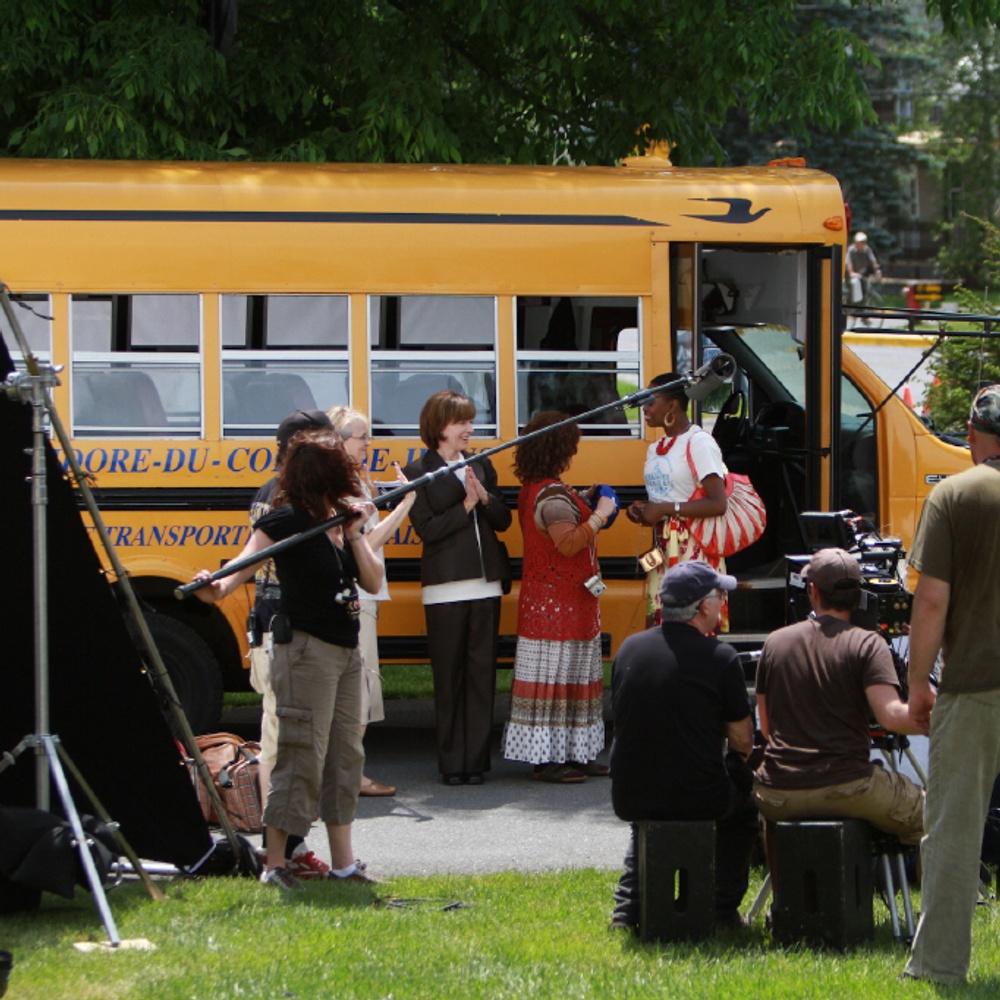 Sur le plateau de French Immersion