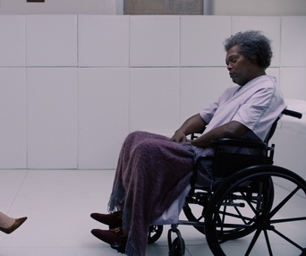 Une scène du film Glass