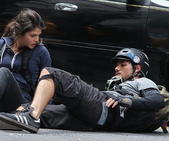 Une scène du film Tracers