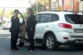 Une scène du film Jafar Panahi's Taxi Une scène du film Jafar Panahi's Taxi