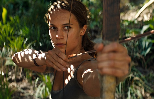 Une scène du film Tomb Raider