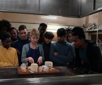 Une scène du film La brigade