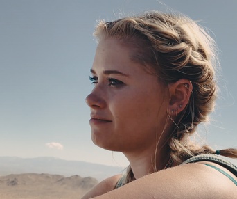 Une scène du film Fall