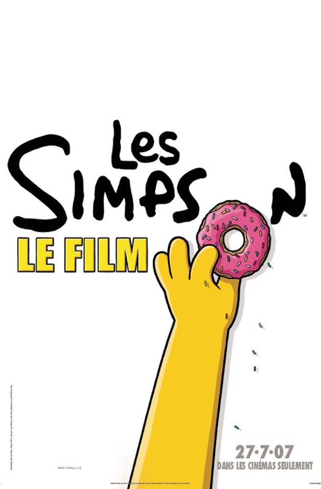 Galerie - Première affiche en français pour Les Simpson : Le film