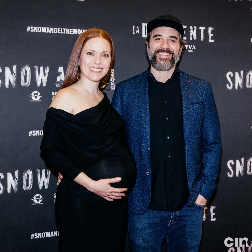 Sur le tapis rouge du film Snow Angel