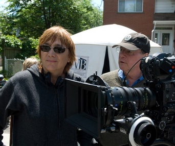 Sur le plateau du film La dernière fugue