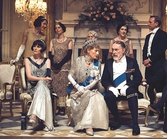 Une scène du film Downton Abbey