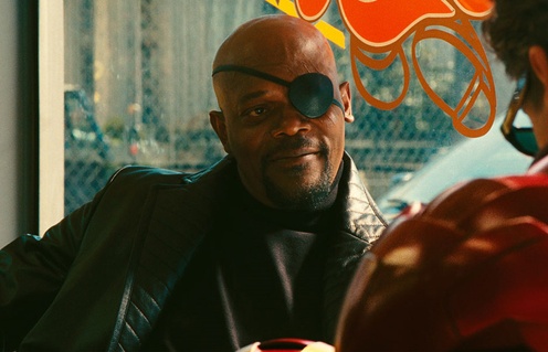 Samuel L Jackson dans le film Iron Man 2