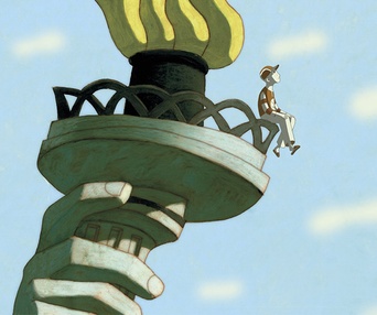 Une scène du film Phantom Boy