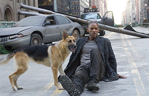 Une scène du film I Am Legend