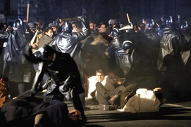 Scène du film Nuit noire, 17 octobre 1961