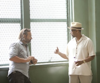 Sur le plateau du film 2 Guns