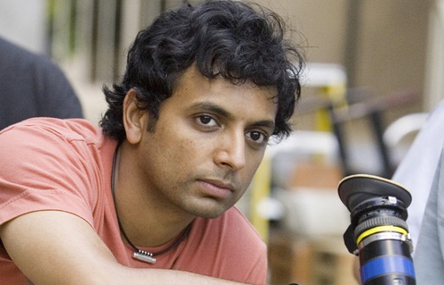 M. Night Shyamalan sur le plateau de Lady in the Water