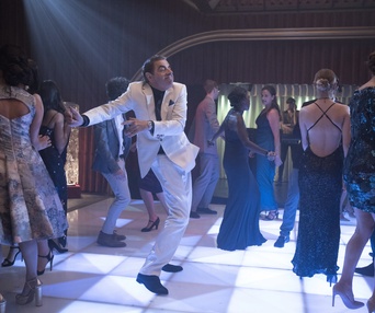Une scène du film Johnny English Strikes Again