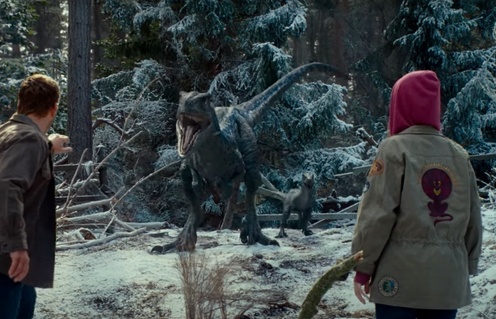 Une scène du film Jurassic World: Dominion