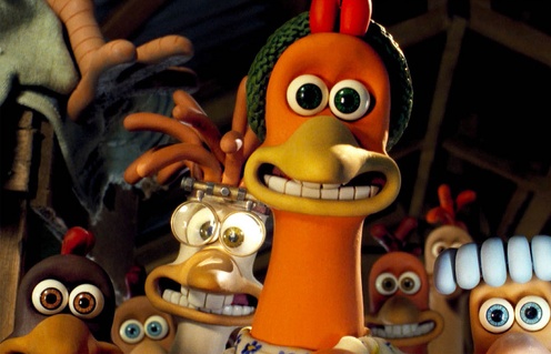 Une scène du film Chicken Run