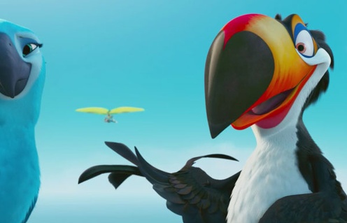 Une scène du film d'animation Rio
