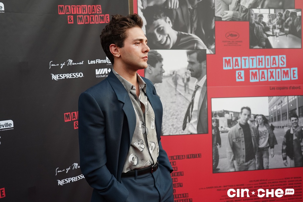 Sur le tapis rouge du film Matthias et Maxime