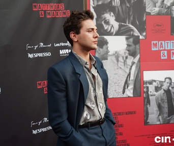 Sur le tapis rouge du film Matthias et Maxime