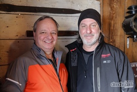 Sur le plateau du film Chasse-Galerie
