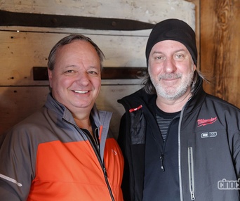 Sur le plateau du film Chasse-Galerie