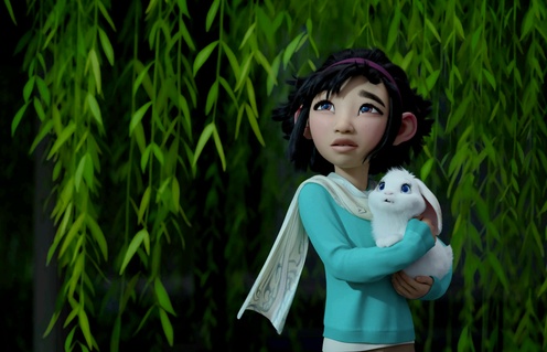 Une scène du film Over the Moon