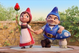 Une scène du film Sherlock Gnomes Une scène du film Sherlock Gnomes