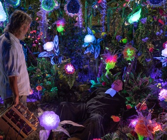 Une scène du film Les fleurs oubliées