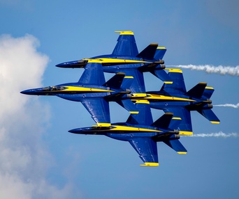 Une scène du film The Blue Angels