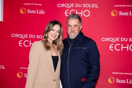 Tapis rouge du spectacle Echo du Cirque du Soleil