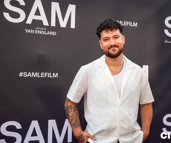 Sur le tapis rouge du film Sam