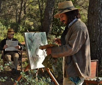Une scène du film Cézanne et moi