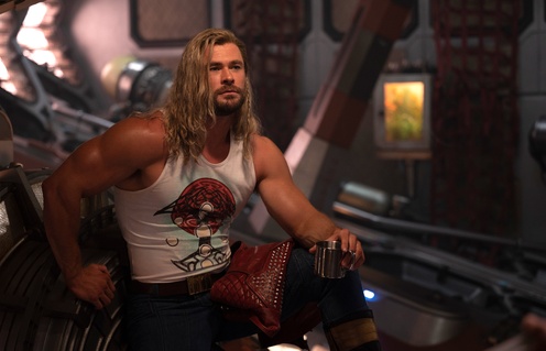 Une scène du film Thor: Love and Thunder