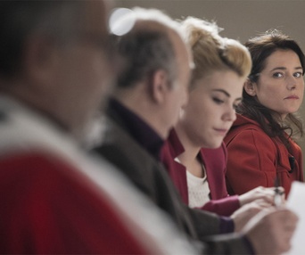 Une scène du film L'hermine