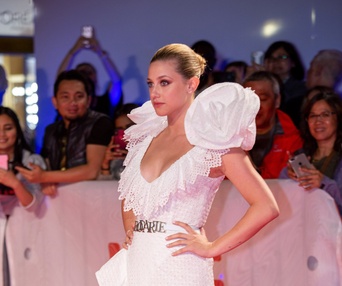Sur le tapis rouge du film Hustlers