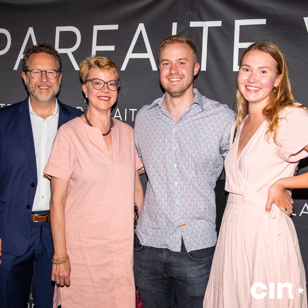 Sur le tapis rouge du film La parfaite victime