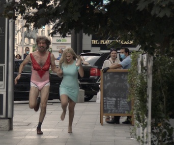 Une scène du film Borat: Subsequent Moviefilm