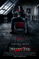 Affiche du film Sweeney Todd : Le diabolique barbier de Fleet Street